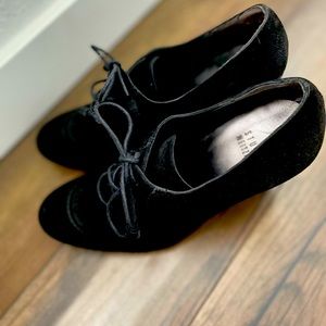 Stuart Whitman Black Wedge Heeled Boot.  The good witch is in.